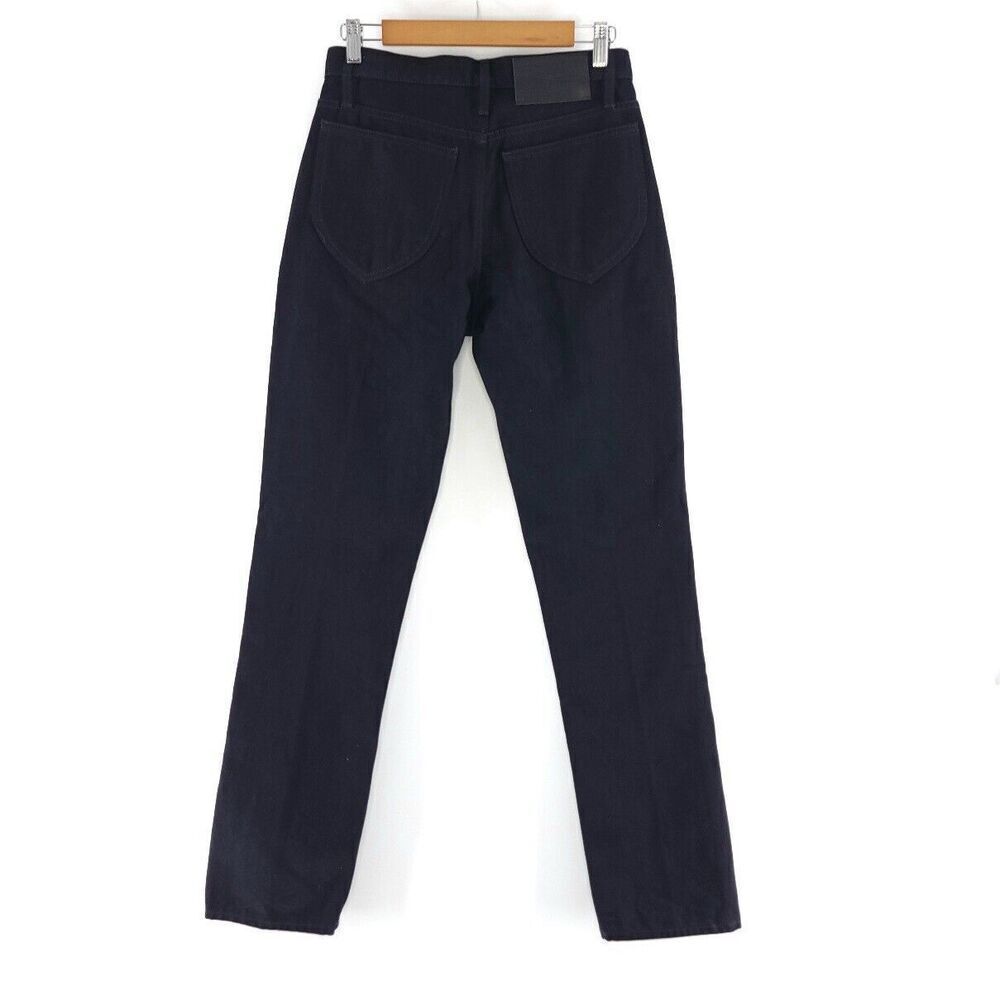 Frame Le Italien True Straight Black Noir Jeans Womens Size 25 - Picture 3 of 11